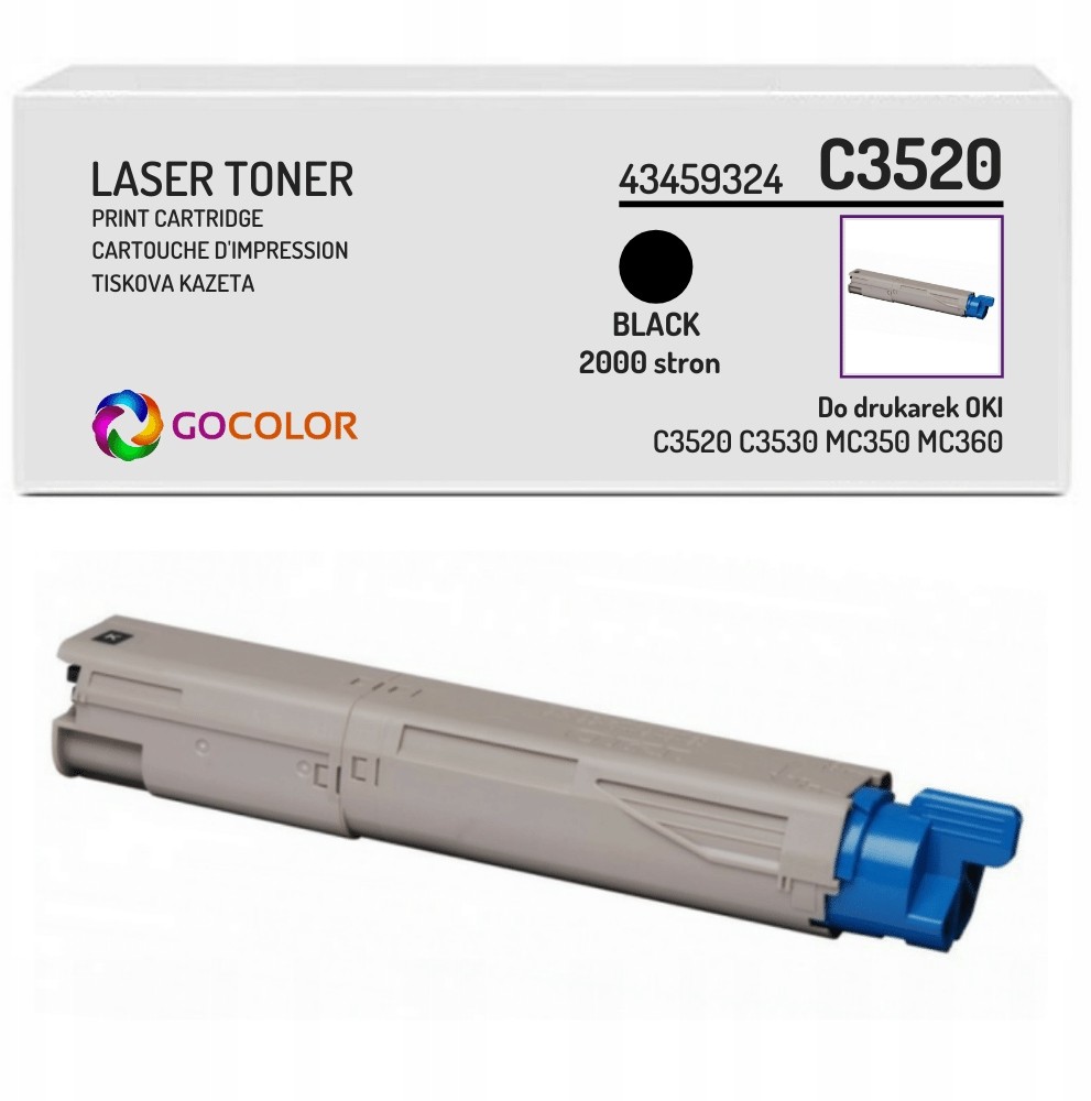 Toner zamienny z Oki C3520 mfp 43459324 Black