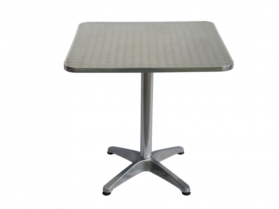 Vente-Unique Kwadratowy stół ogrodowy MONTMARTRE z aluminium