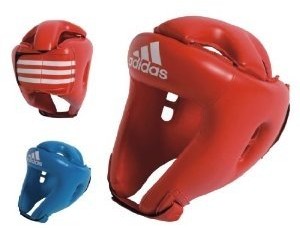 Adidas Kask bokserski, Rookie czerwony, rozmiar XXS
