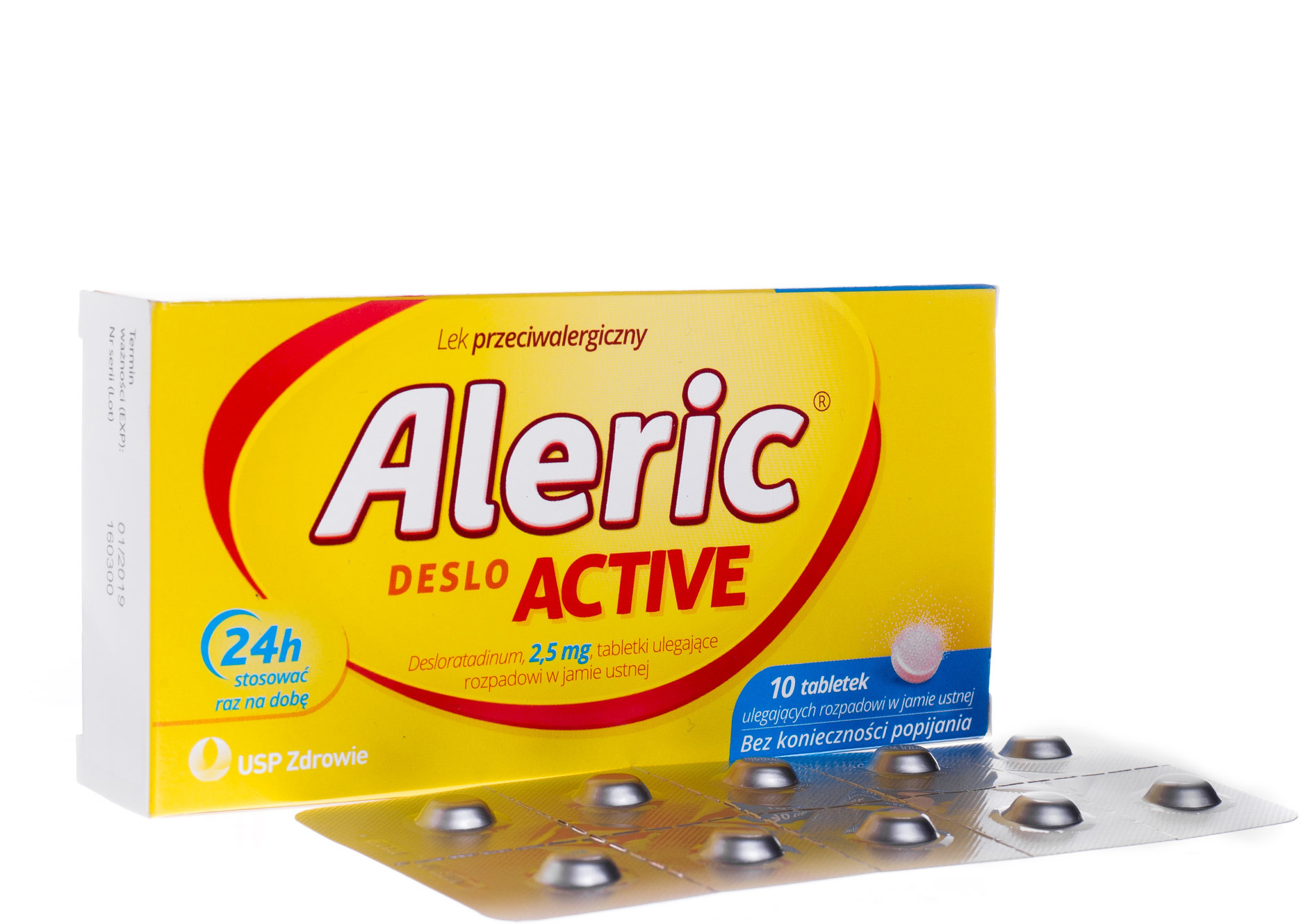 US Pharmacia SP Z O.O Aleric Deslo Active 2,5mg 10 tabl