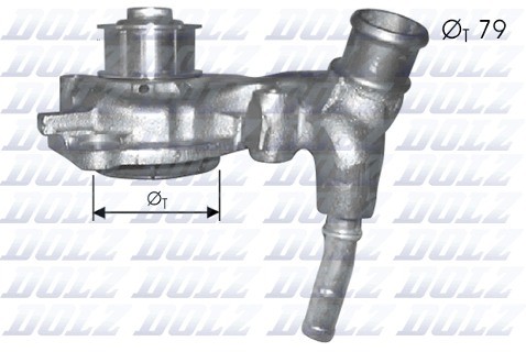 Dolz INDUSTRIAS Pompa wodna INDUSTRIAS F166
