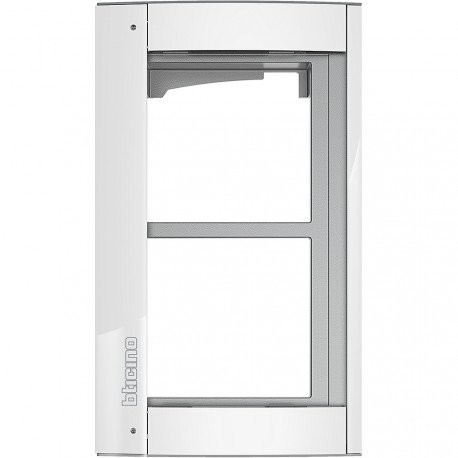 Legrand ramka osłonowa 2 Module inklusivemodultraeger Sfera, aluminium allwhite, biały, 350222 350222