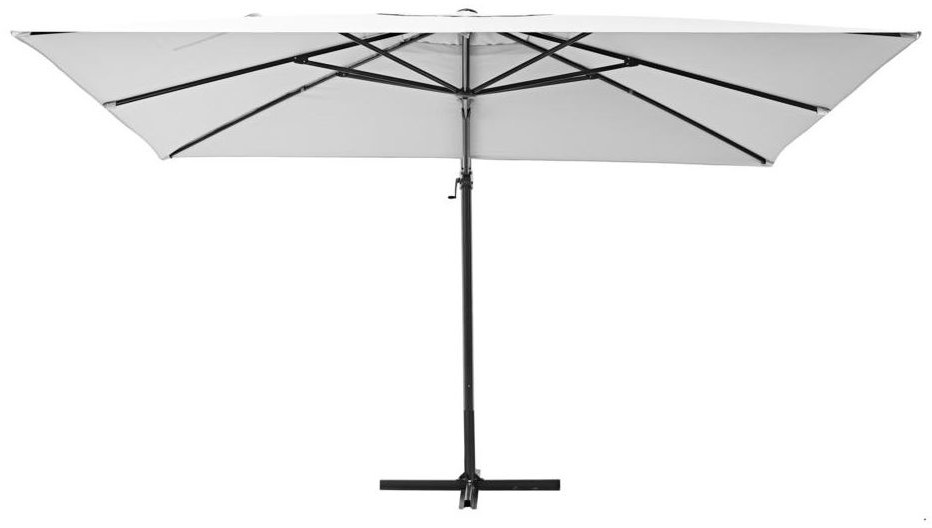 NATERIAL Parasol ogrodowy 290 x 390 cm AURA biały prostokątny NATERIAL