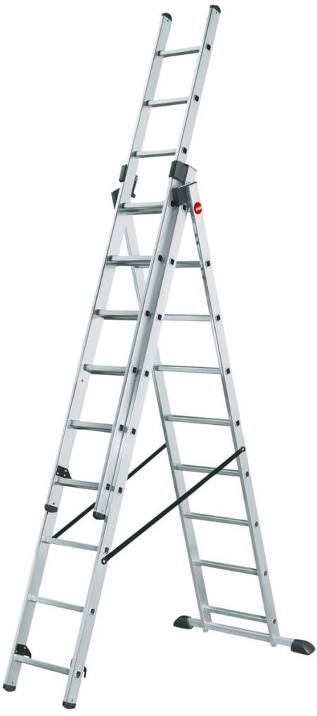Hailo Werk Hailo 3-częściowa drabina typu kombi ProfiStep 263 cm 7309-007