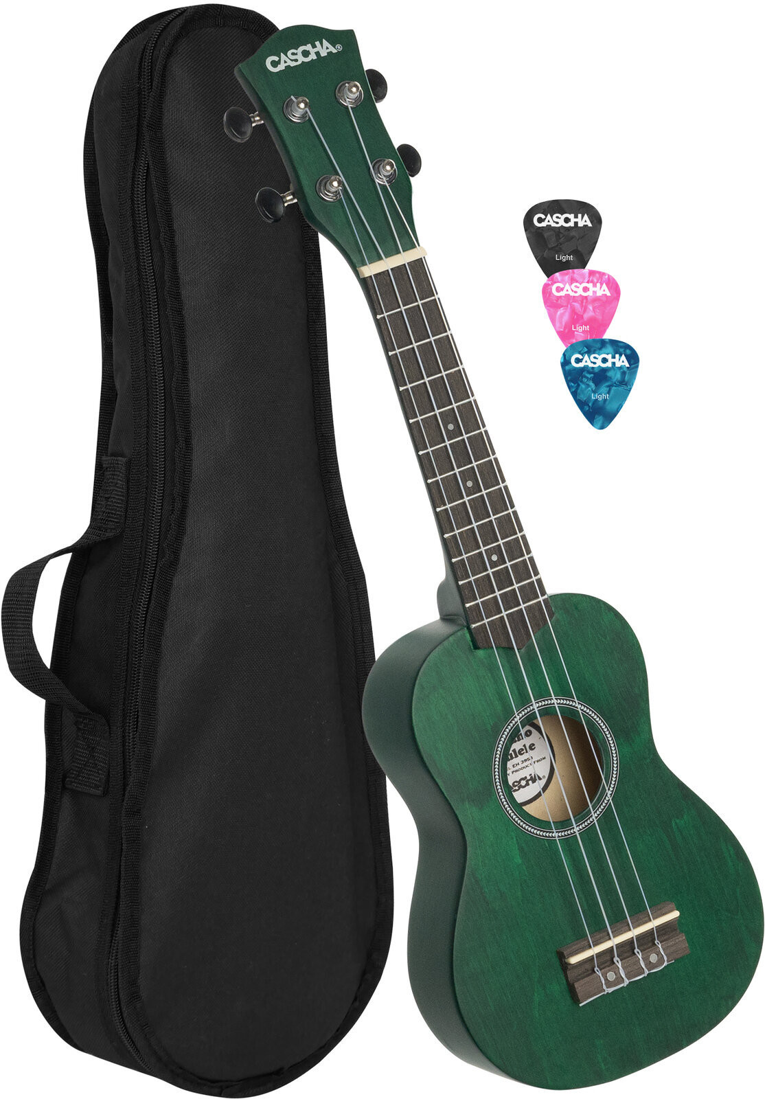 Cascha Cascha Soprano Ukulele Green