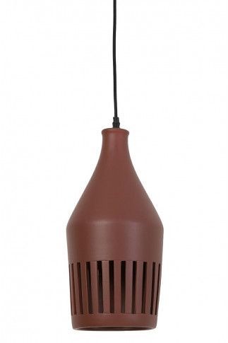 Ceramiczna lampa wisząca Elda brązowa