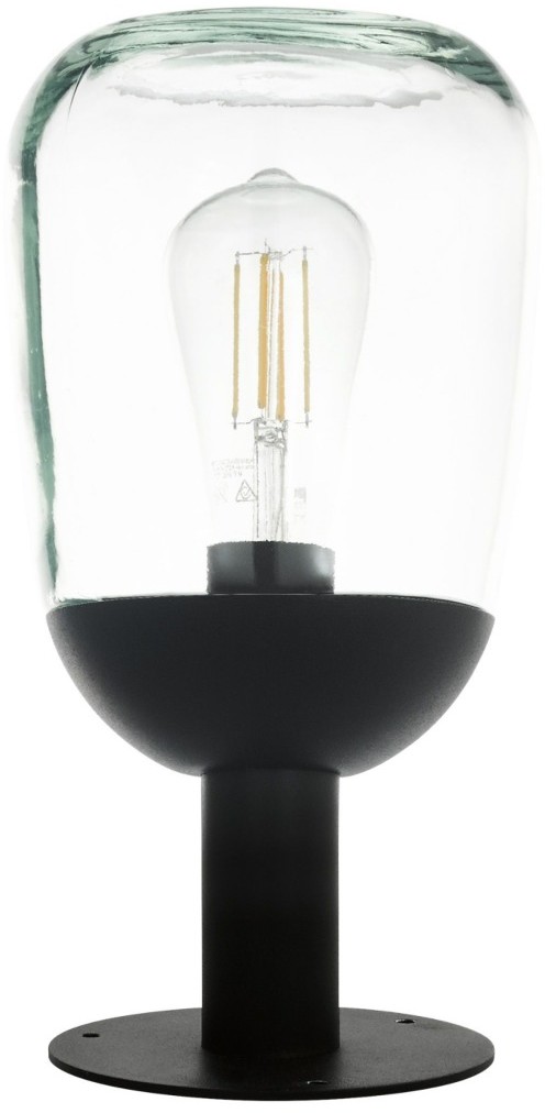 Eglo Lampa zewnętrzna DONATORI aluminium tworzywo sztuczne szkło czarny 98702