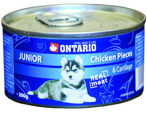 Ontario Junior Chicken Pieces&Cartilage 200g