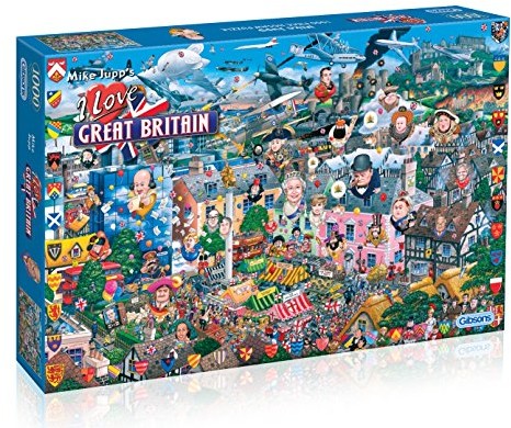Gibson Games i Love Great Britain 1000 Pieces