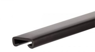 Quest Listwa poręczowa PCV PREMIUM poręczówka 40x8mm czarna 1 mb 460-56/PS-czarny