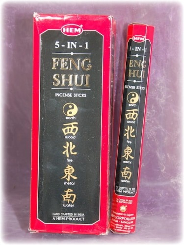 Hem FENG SHUI 5 Żywiołów - Kadzidełka zapachowe 20 szt. 6-FengShui5in1