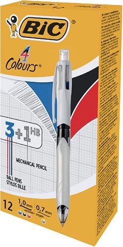 BIC Długopis 4 Colours z ołówkiem 236659