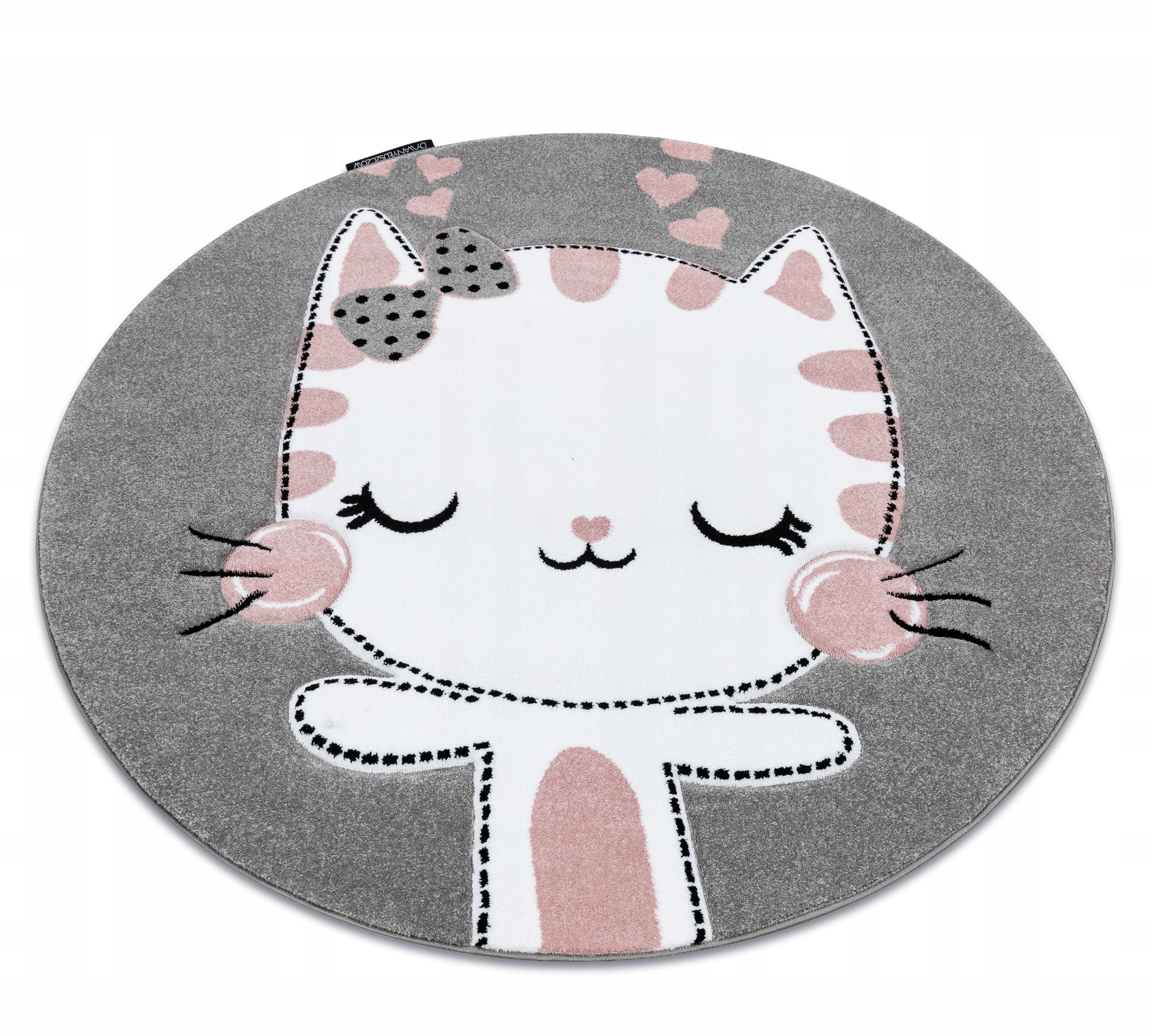 Dywany Łuszczów Petit koło 160 cm Kotek #GR2989