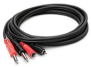 Hosa technology Technology kabel audio RCA jack 1/4