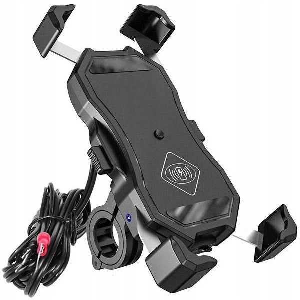 Uchwyt na telefon do motocykla  z ładowaniem Qc