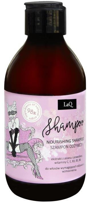 LaQ Nourishing Shampoo odżywczy szampon do włosów Kocica Piwonia 300ml 101730-uniw