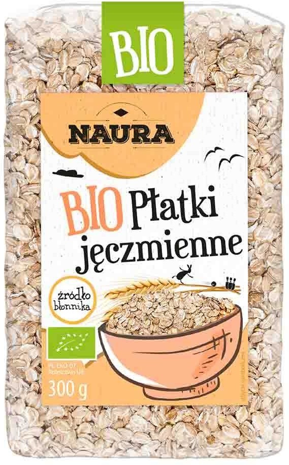 Naura Płatki jęczmienne BIO 300 g