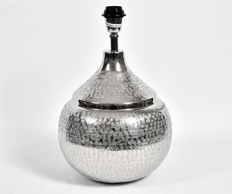 Belldeco Deluxe, Lampa elektryczna, szeroka 5, srebrna, 35x35x27 cm