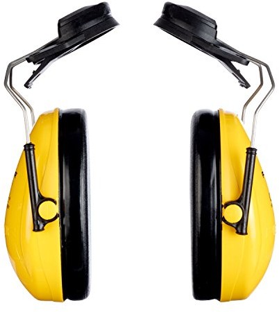 3M Peltor 3M H510P3E nauszniki ochronne, zapięcie P3E umożliwiające połączenie z kaskiem ze szczeliną 30 mm, SNR 26 dB, żółte, 1 sztuka H510P3E