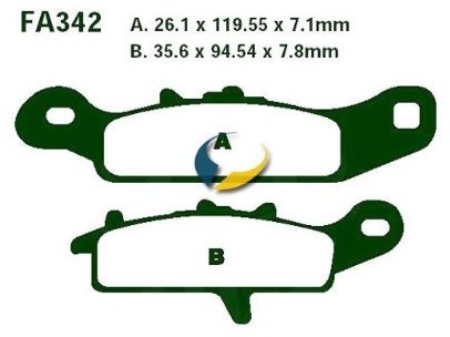 EBC ebc208352 bremsbel ¤ GE EBC208352