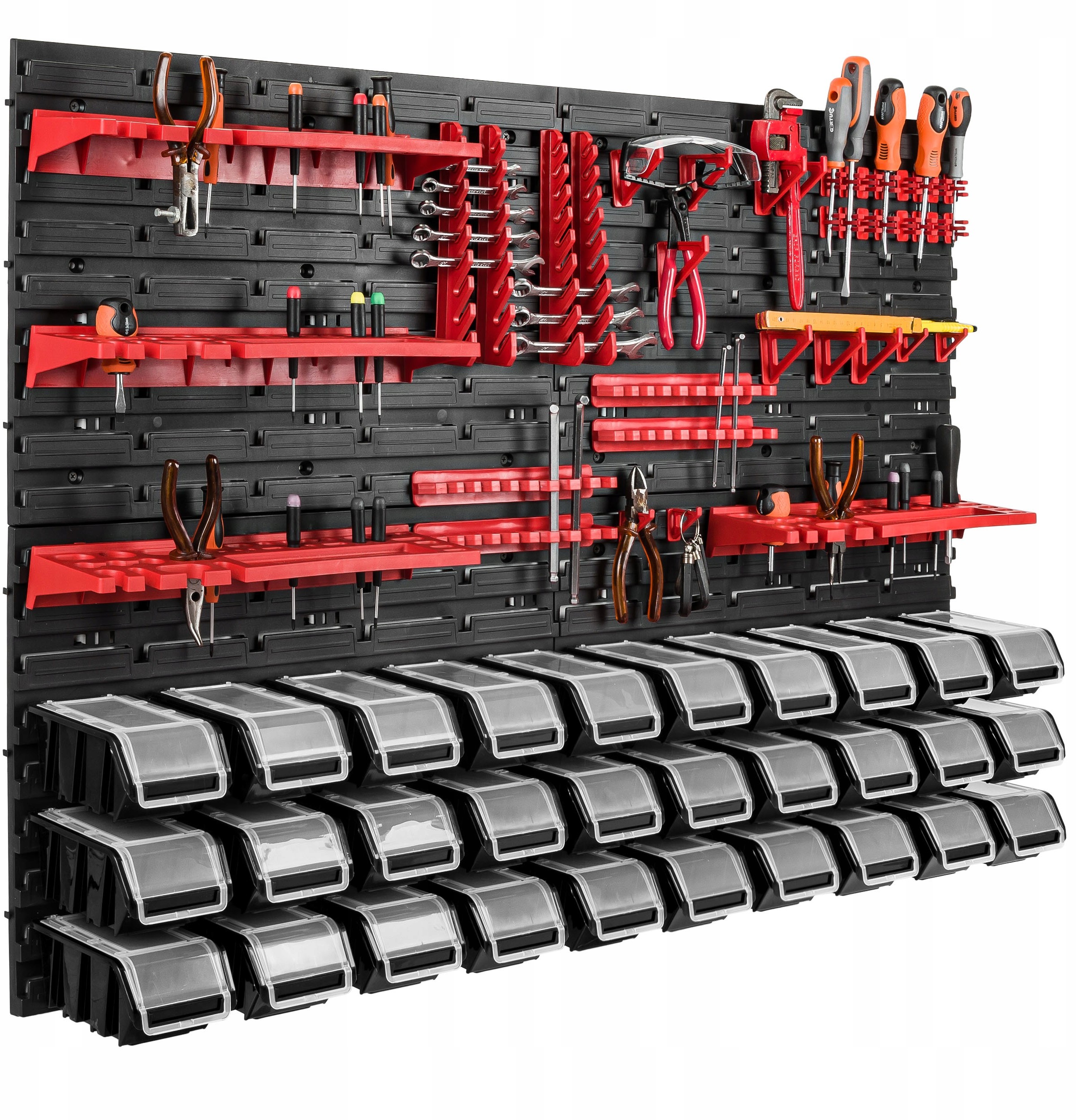Ścianka warsztat garaż 115 x 78 cm + 30 kuwet