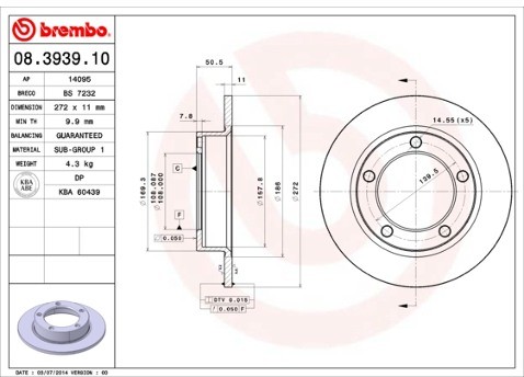 BREMBO 08.3939.10
