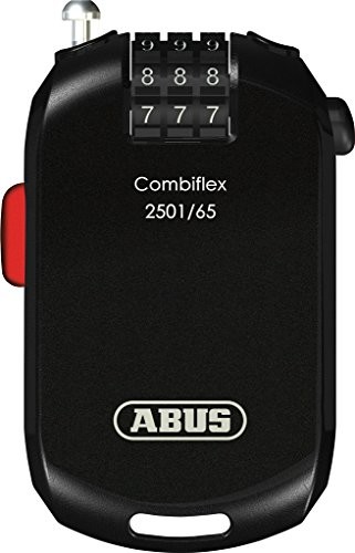 Abus Combi Flex 2501 zapięcie do kabli, Black, 65 cm 724992