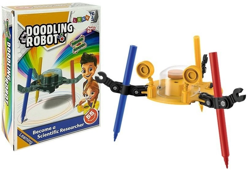 DIY Import LEANToys Edukacyjny Robot Rysujący Okręgi