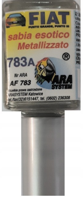 Fiat 783A Sabia Esotico Lakier Zaprawka Do Rys Ara