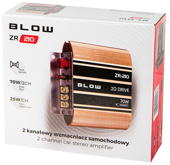 Wzm.CAR AUDIO BLOW ZR210 2x70W 28-101#