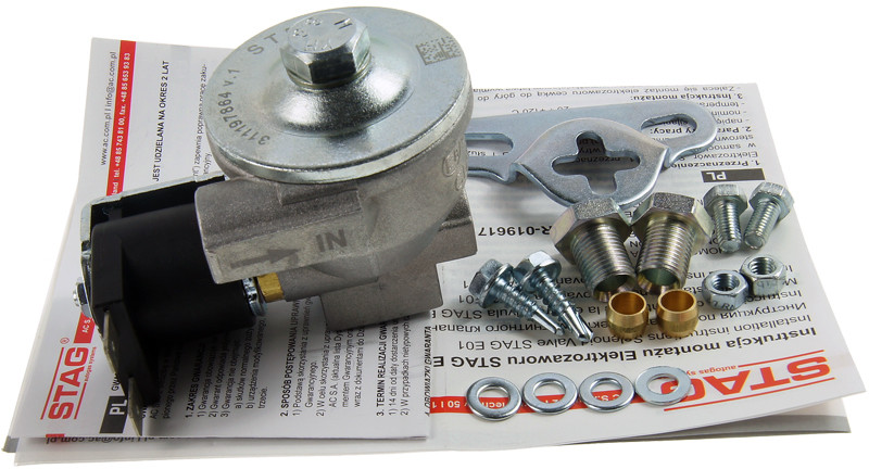 STAG AC Elektrozawór gazowy AC E-01 8 BFC E-01