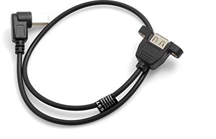 System-S USB typ B wtyczka do gniazda USB A panel mount wtyczka kabel USB kabel przedłużający 50 cm 1.00901E+13