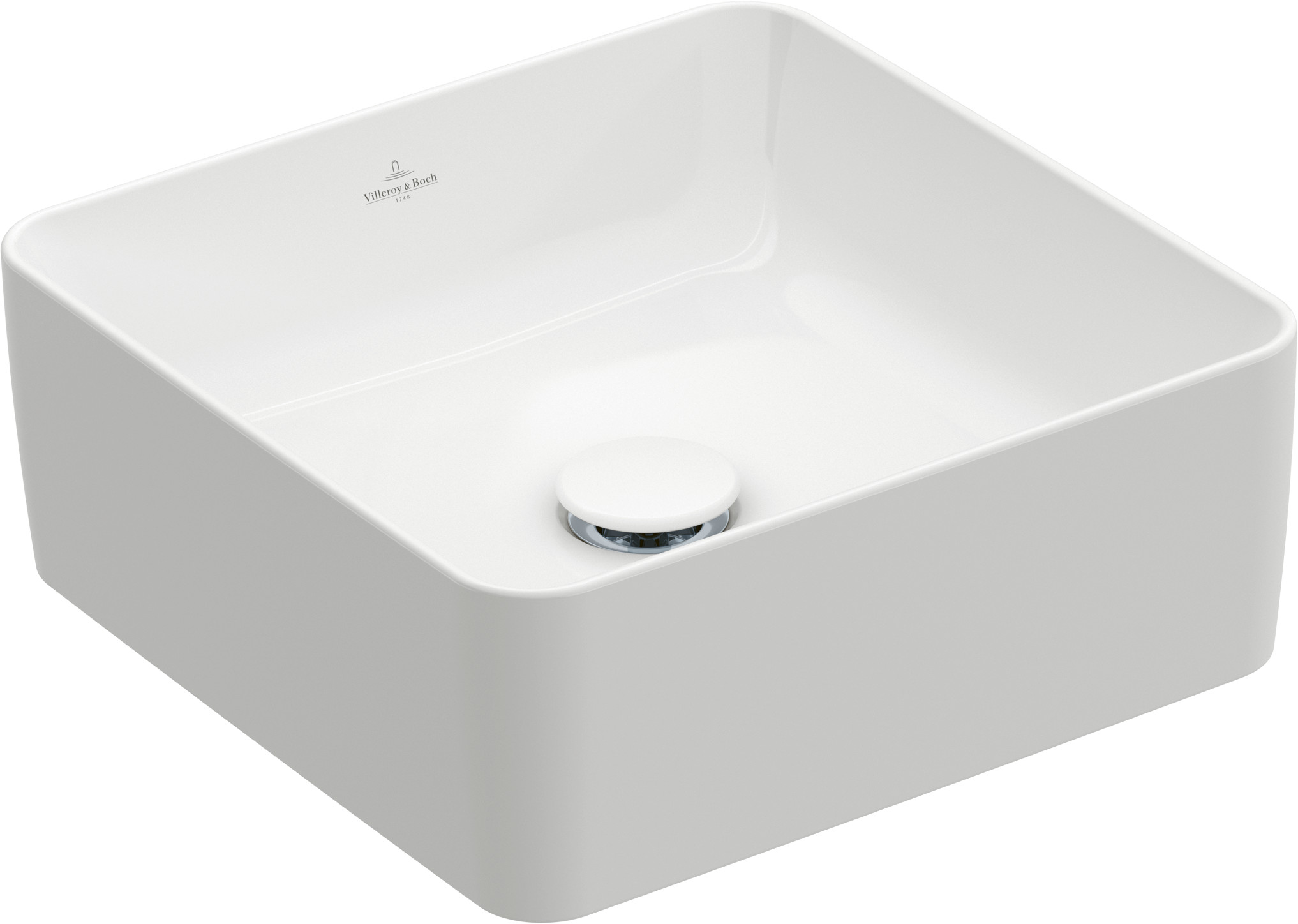 Villeroy & Boch Villeroy&Boch Collaro umywalka kwadratowa Ceramik+ 4A2138R1