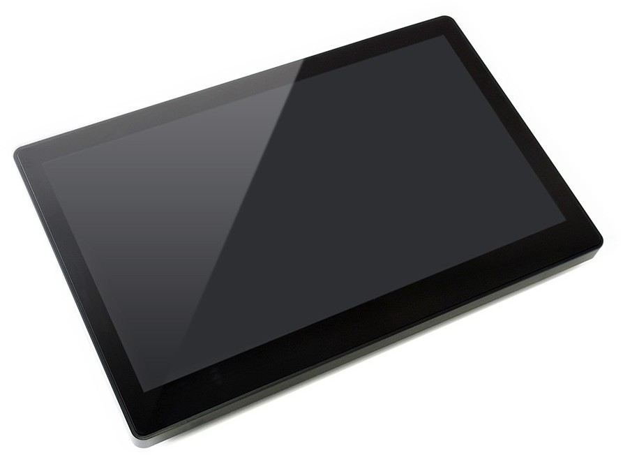 Raspberry Pi Waveshare Ekran dotykowy pojemnościowy LCD IPS 11,6'' (D) 1920x1080px HDMI + USB dla 3B+/3B/2B/Zero obudowa czarna WSR-13467