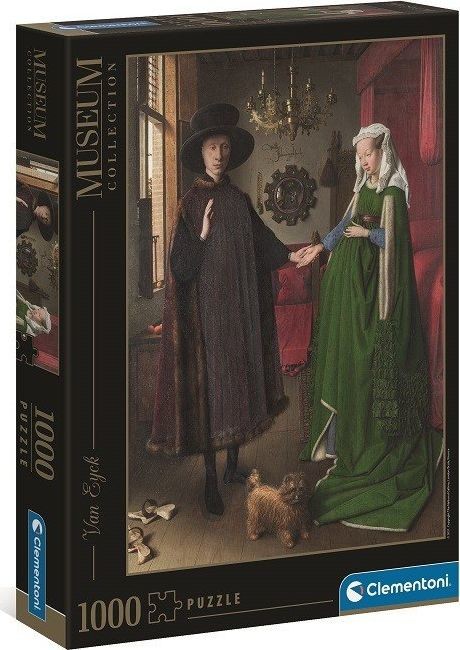 Clementoni Puzzle 1000el Muzeum Van Eyck Arnolfini i Żona 39663 39663