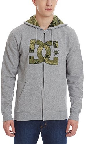 DC Shoes mężczyzn Polar Top Hook Up M otlr knfh, szary, XS EDYFT03004-KNFH_Heather Grey_XS