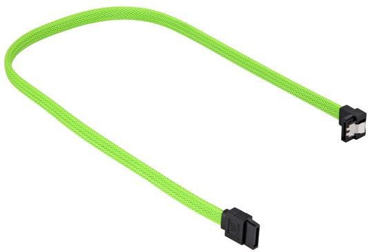 Sharkoon SATA III Kabel kątowy zielony - 60 cm - 4044951016570