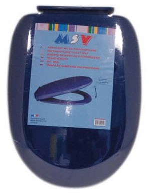 MSV Deska sedesowa wariant Softclose, granatowy, 30 x 20 x 15 cm 759/140052