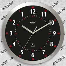 Atrix Anty-zegar ścienny aluminiowy #S3 CAL2412B