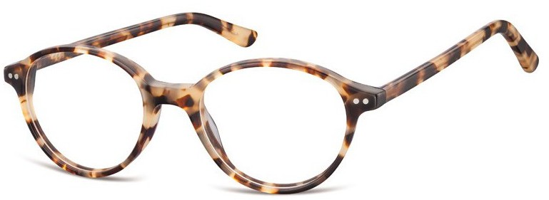 Sunoptic Okulary oprawki okragle CP147B Jasny szylkret
