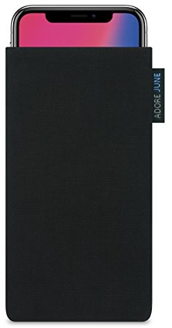 Adore June iPhone X pokrowiec, torebka [z serii Classic] oryginalnych Cordura w kolorze czarnym. Kieszeń na telefon komórkowy wykonany z wytrzymałego materiału tekstylnego materiału [wyświetlacz-efekt 1201415-AP (1201415-AP-000CBP)