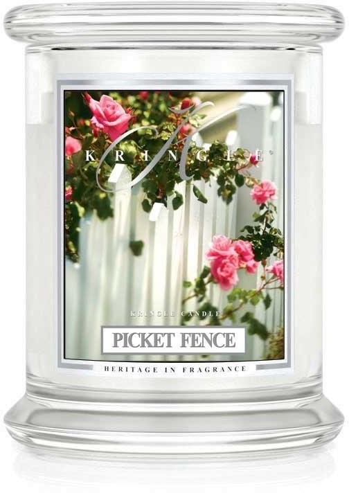Kringle Candle Picket Fence, świeca zapachowa, średni słoik, 2 knoty