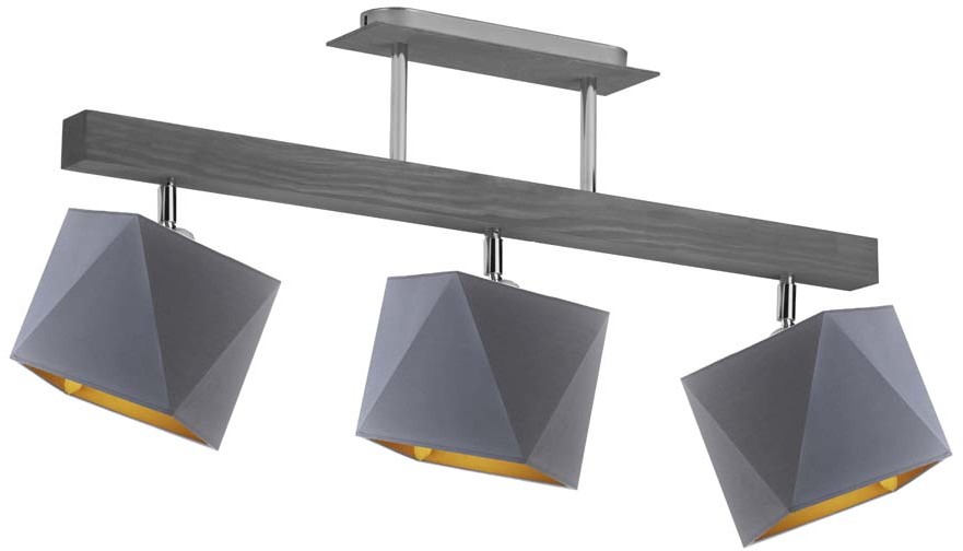 LYSNE Nowoczesny plafon sufitowy MIRAMAR GOLD 400003/26