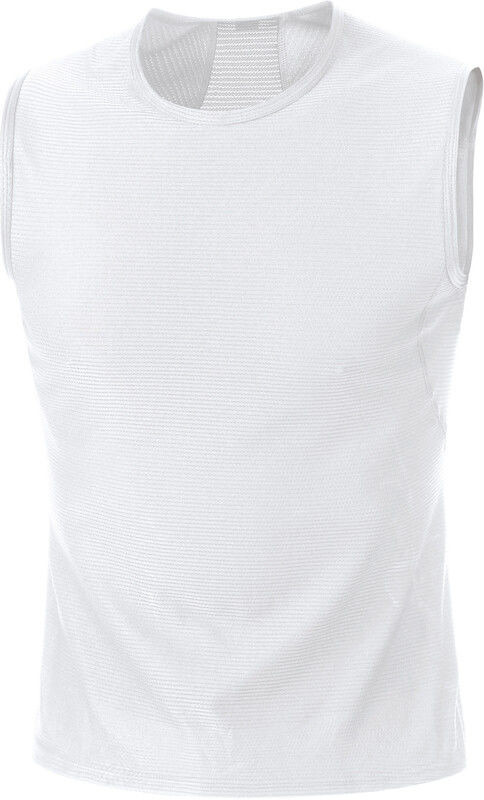 Gore wear GORE WEAR M Base Layer Koszulka bez rękawów Mężczyźni, white M 2020 Bezrękawniki 100019010004