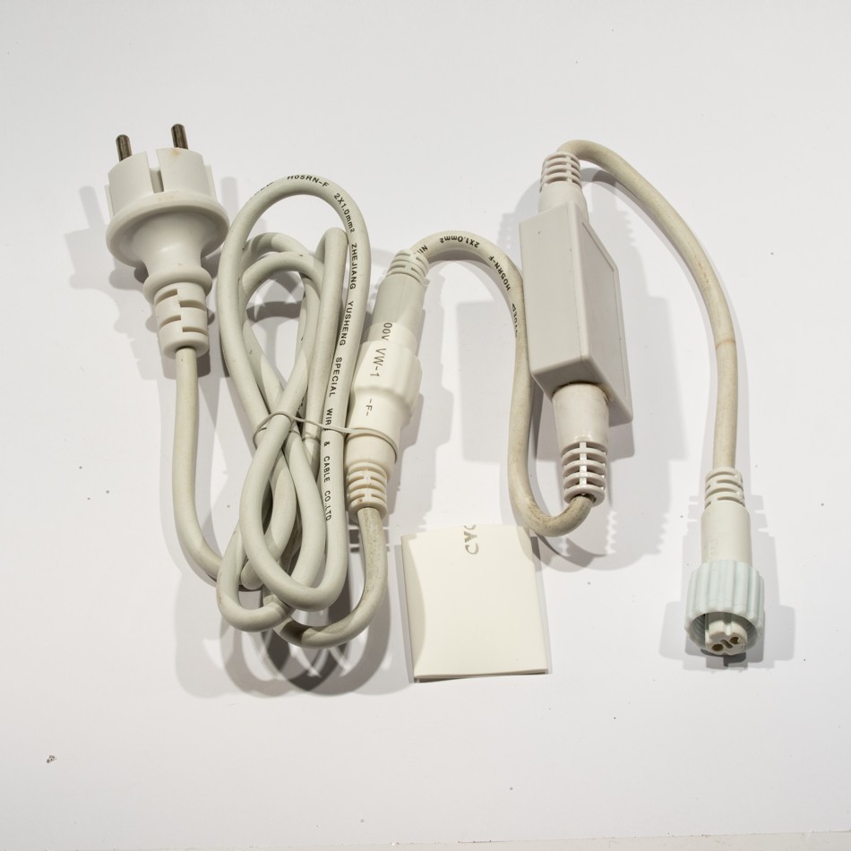 decoled decoled zewnętrzny przewód zasilający - przemienny ac / dc - biały