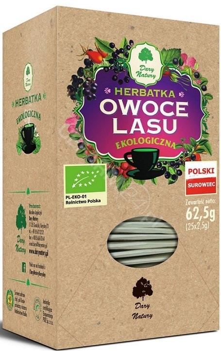 Dary Natury herbatka Owoce Lasu EKO x 25 sasz