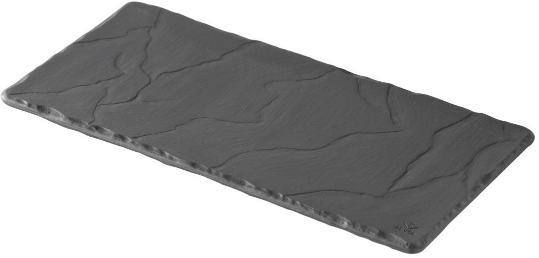 Revol Taca prostokątna Basalt, 20x10 cm, czarna