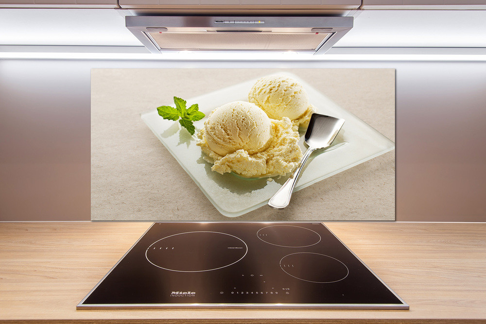 Panel do kuchni Lody na talerzu