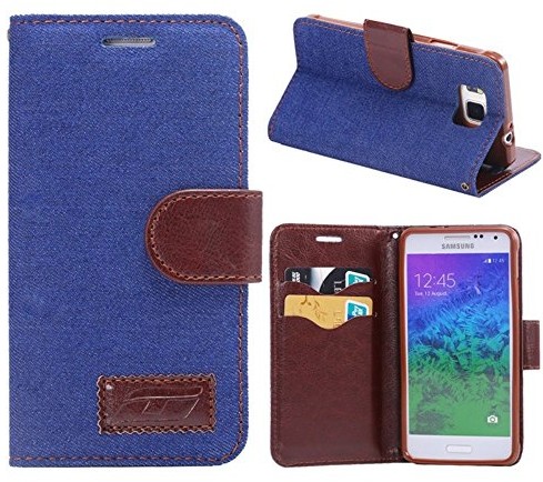 Samsung LD.CASE LD a001113 etui do Alpha G850 dżinsowy wygląd niebieski A001113