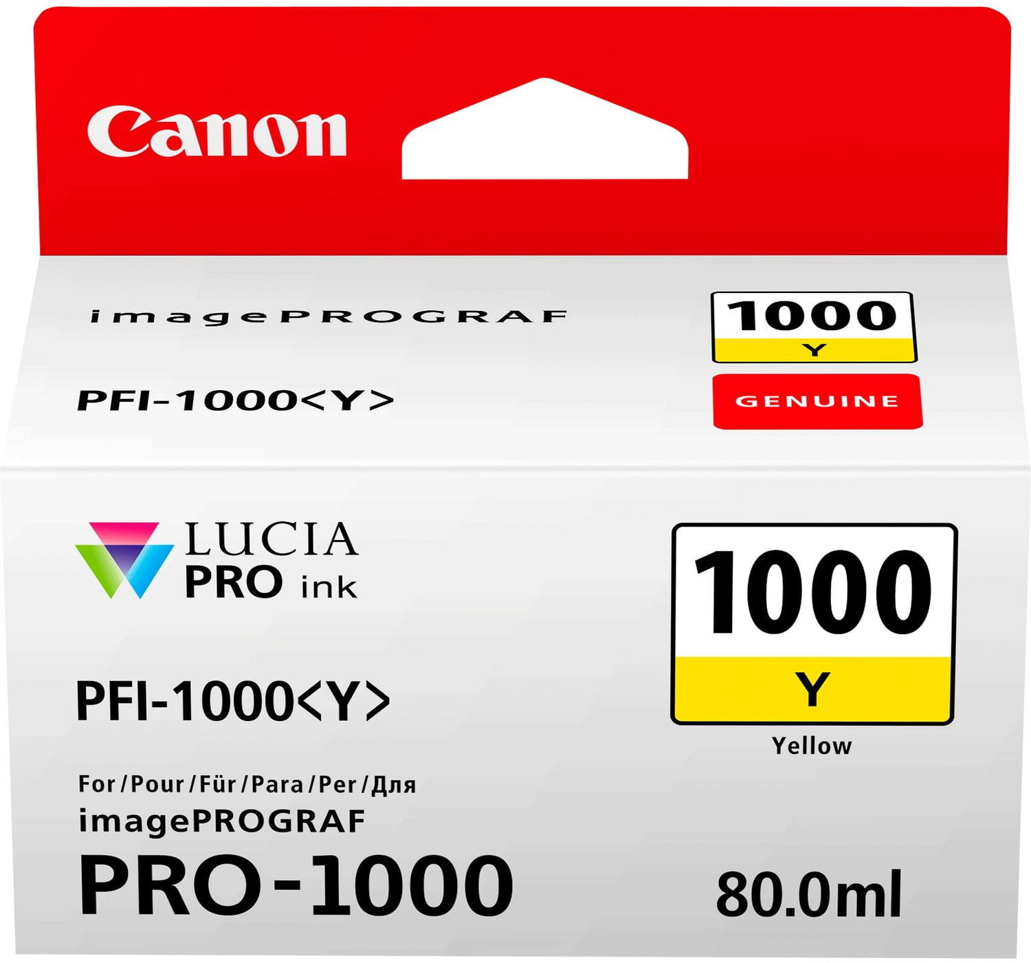 Canon Kaseta z żółtym atramentem Canon PFI-1000Y